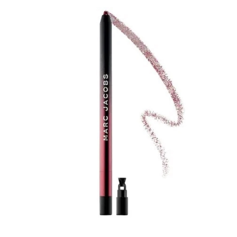 Marc Jacobs Beauty Highliner Eyeliner Pencil 'Glam Jam' Oxblood Glitter NIB